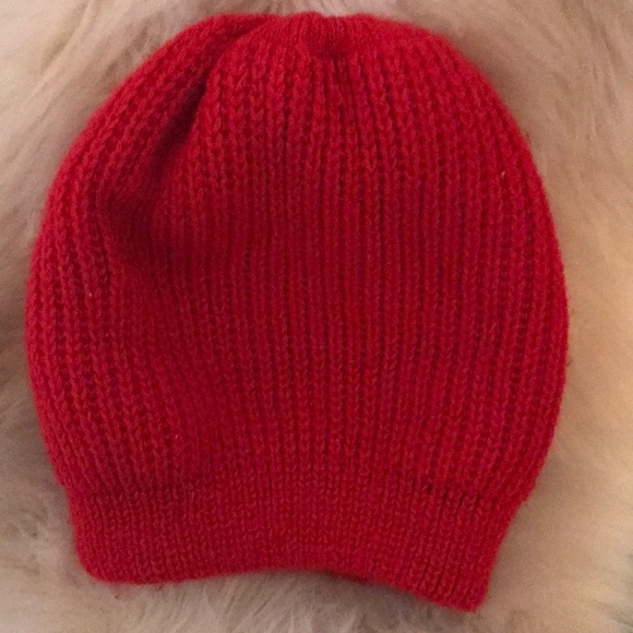 Free People Accessories - Red Free People Beanie